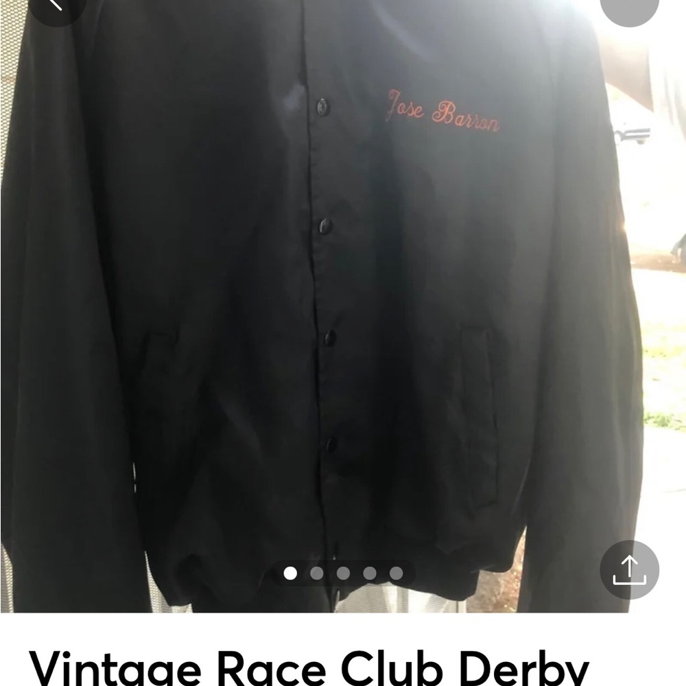 Mens derby vintage raceway club jacket